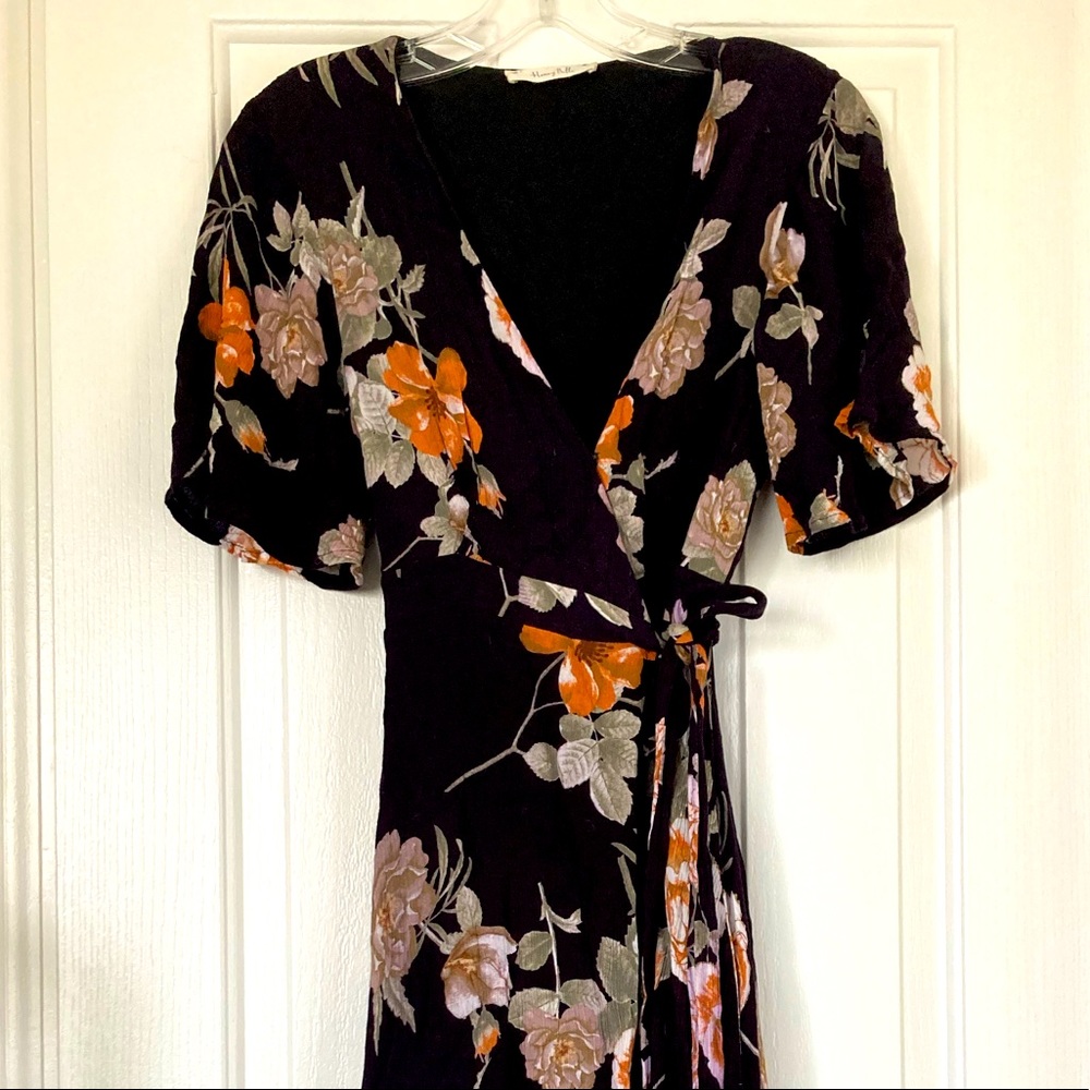 Flower Wrap Dress